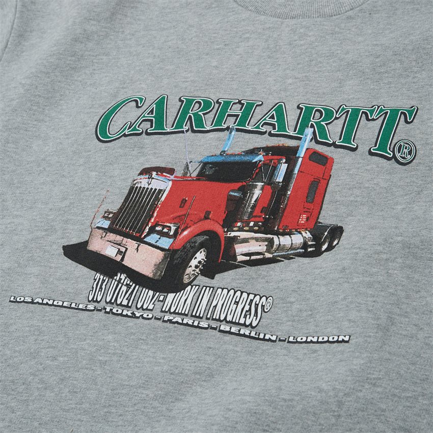 Carhartt WIP Sweatshirts ON THE ROAD I030143 GREY HTR